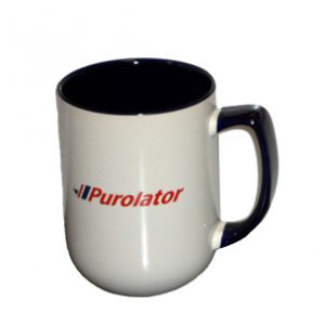 purolator international ceraminc coffee mug