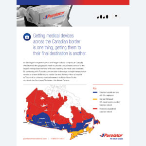 getting medical devices across the canadian borders