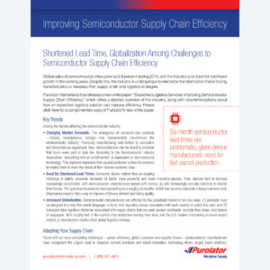Improving semiconductor supply chain efficiency