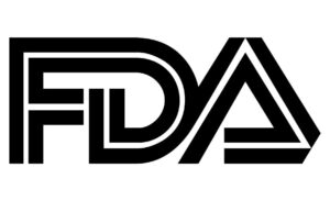 Black FDA logo