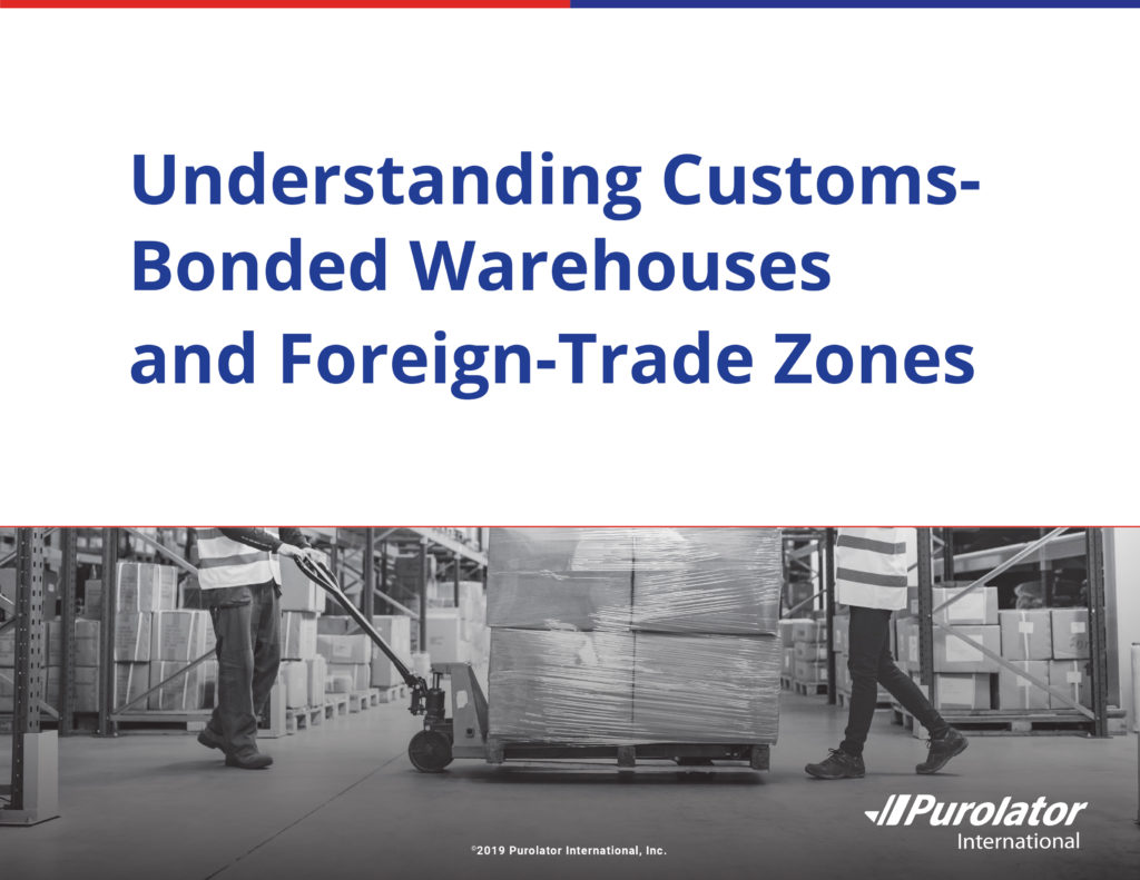 Bonded Warehouses and ForeignTrade Zones Purolator Int.