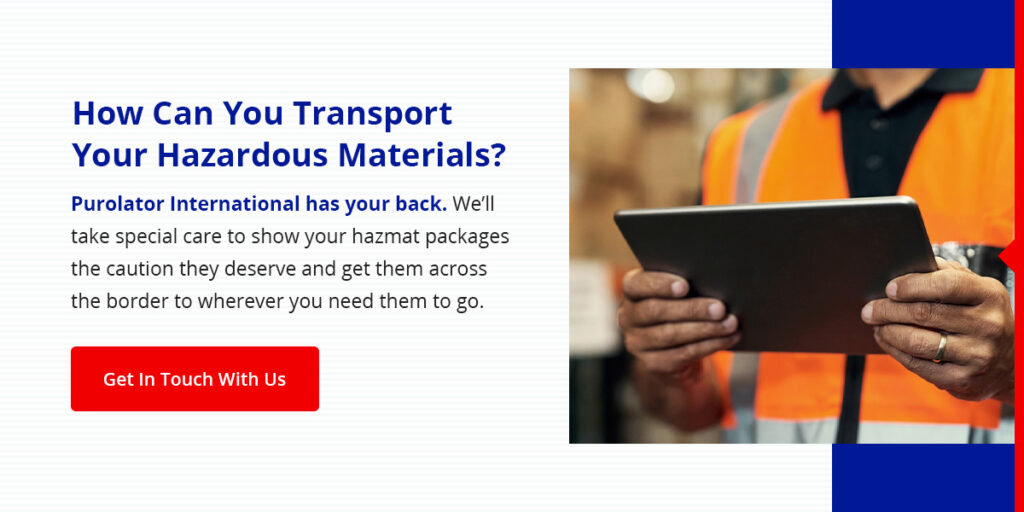 How can you transport your hazardous materials