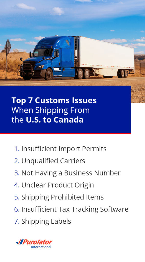 Top 7 Customs Issues When Shipping From the U.S. to Canada