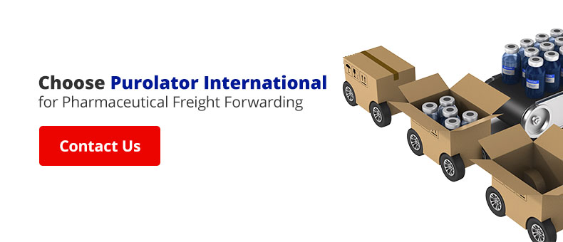 Choose Purolator International for Pharmaceutical Freight Forwarding