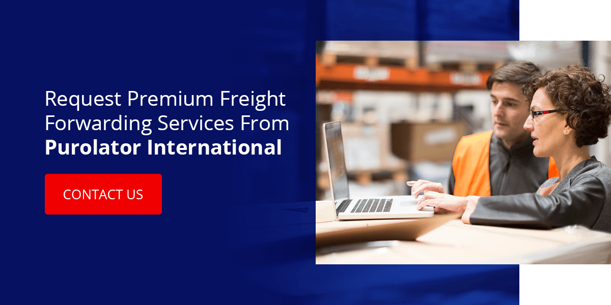 Request Premium Freight Forwarding Services From Purolator International
