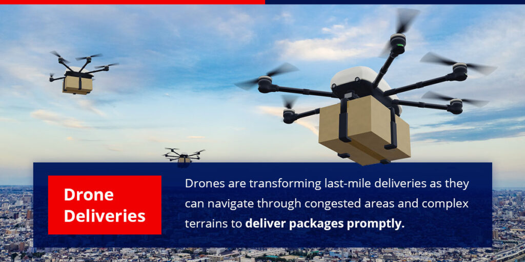 drone delivery graphic